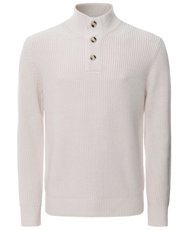 Thomas Maine Rib Knit Mock Neck Jumper