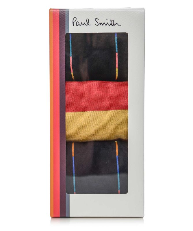 Paul Smith Artist Stripe Mix Socks 3 Pack
