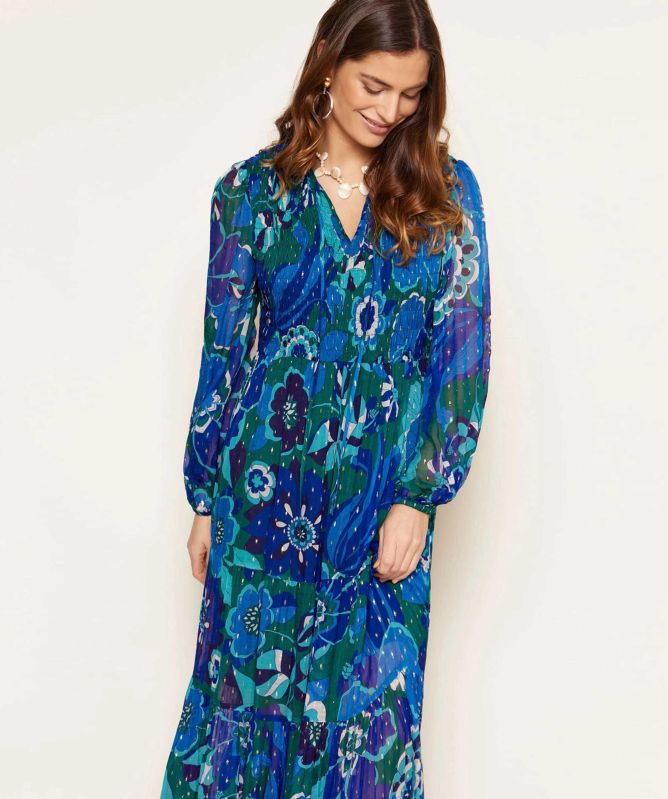 Rixo Lori Midi Dress