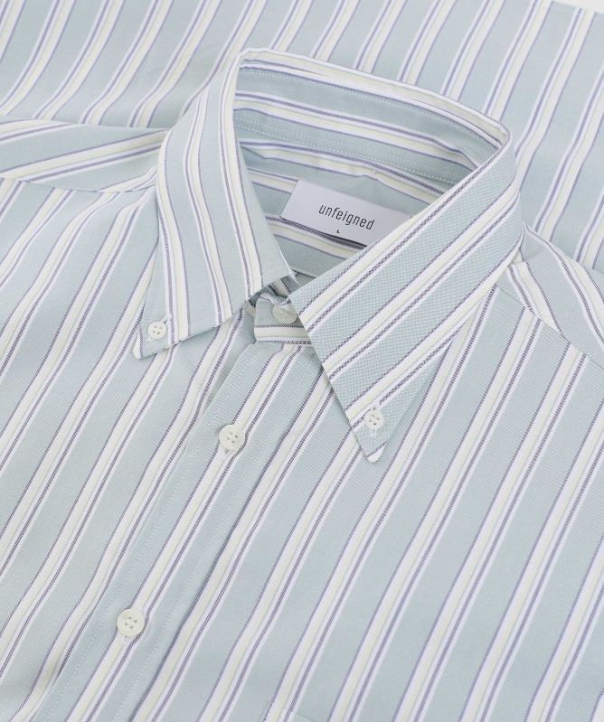 unfeigned Striped Baggy Oxford Shirt