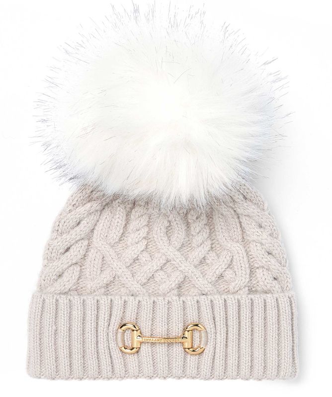 Holland Cooper Horsebit Bobble Hat