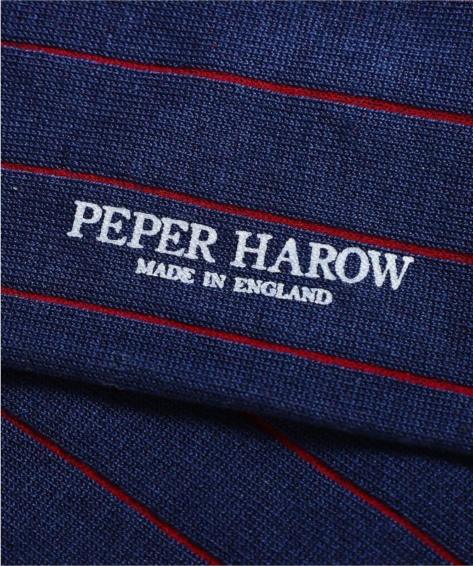 Peper Harow Pin Stripe Socks