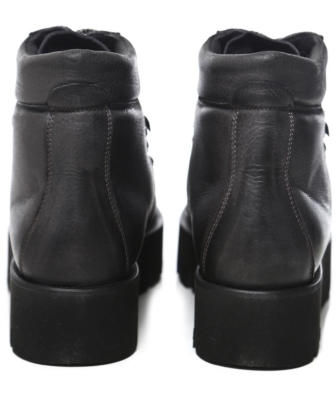 Lofina Chunky Leather Hiker Boots