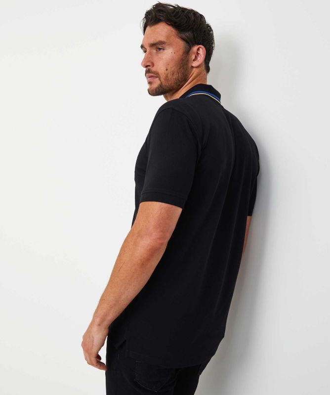 Paul Smith Twin Tipped Zebra Polo Shirt