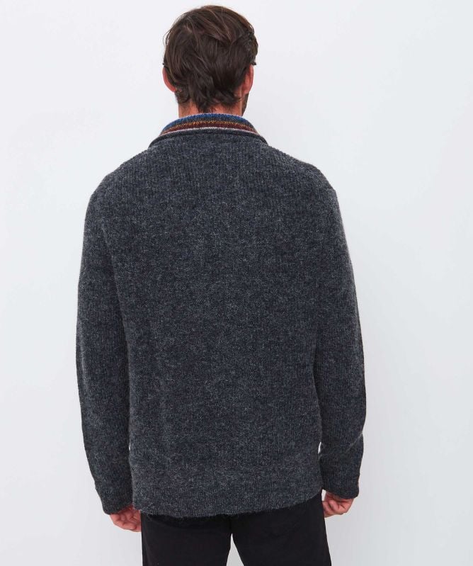 Paul Smith Mohair Blend Half-Zip Jumper