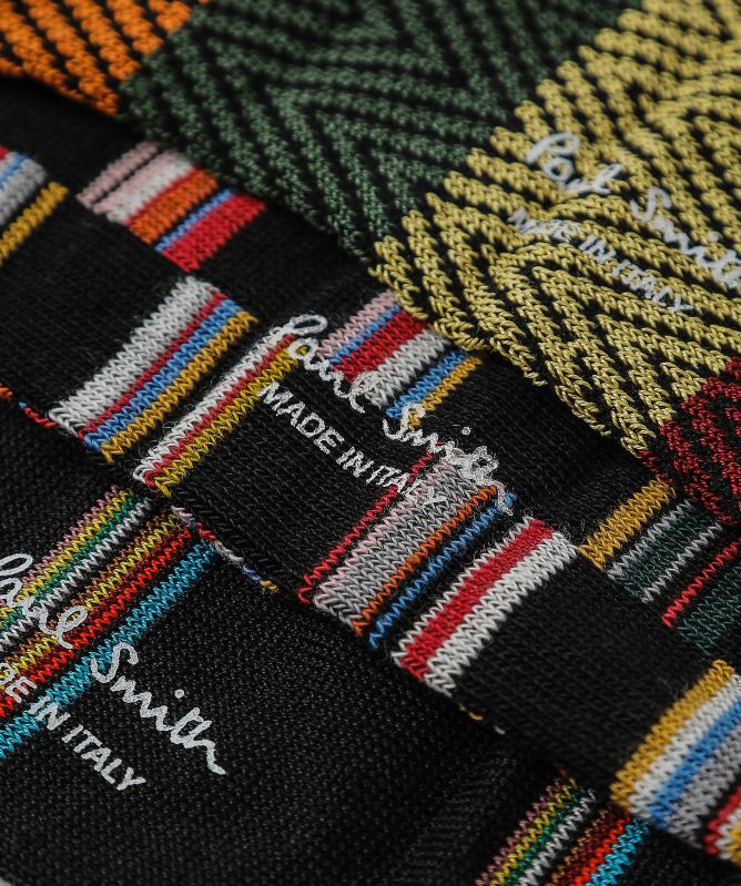 Paul Smith Mixed Pattern Socks 3 Pack