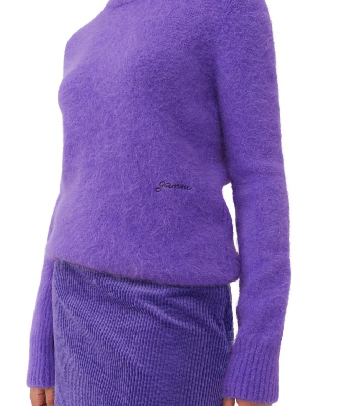 GANNI Brushed Alpaca Jumper