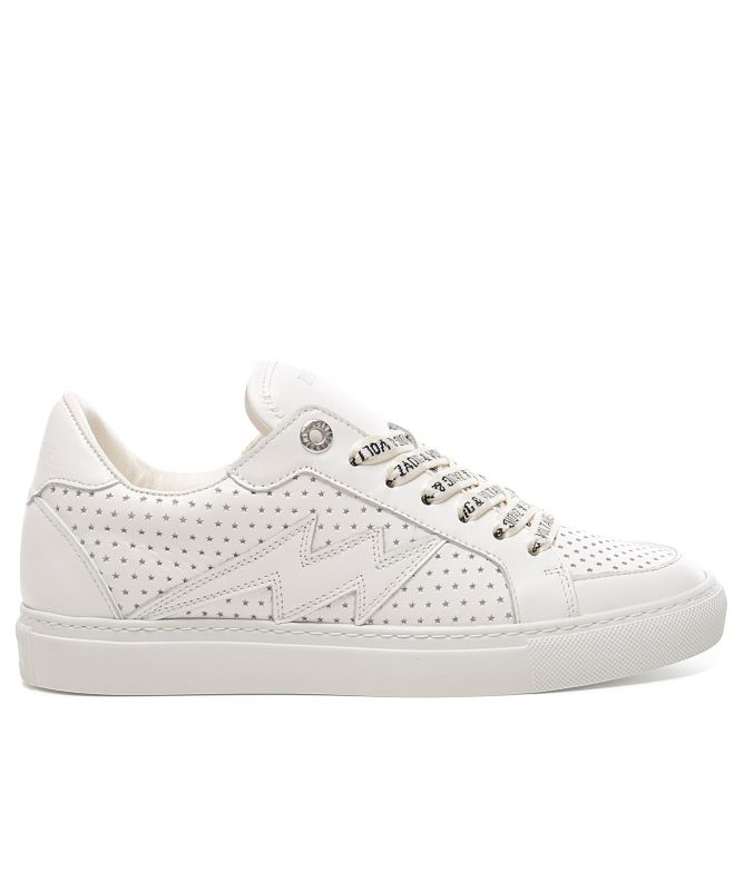 Zadig and Voltaire Leather LA Flash Sneakers