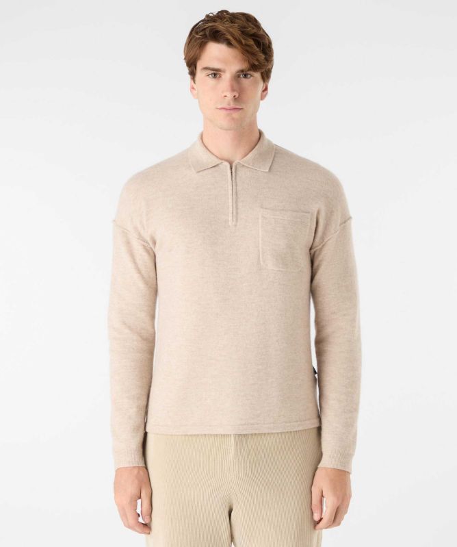 Oliver Sweeney Wool Alpaca Killala Zip Shirt