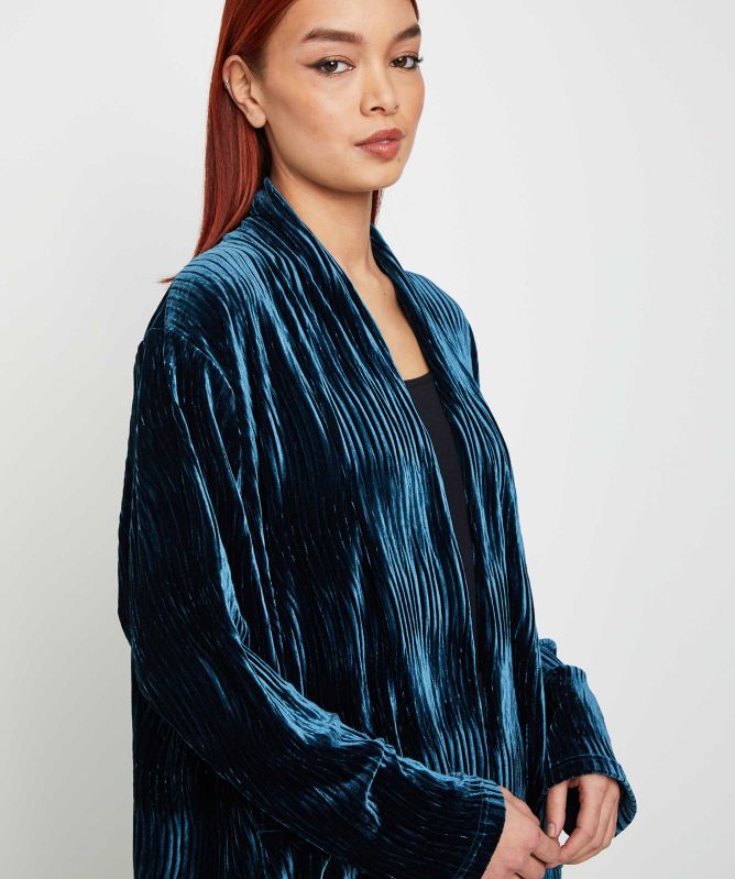Thanny Long Velvet Jacket