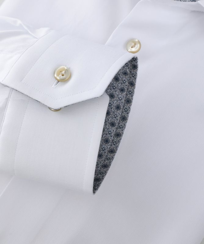 Eton Slim Fit Medallion Trim Shirt