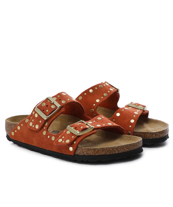 Birkenstock Arizona Rivet Suede Sandals