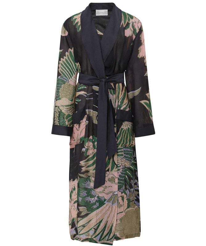 One Hundred Stars Crane Emerald Gown