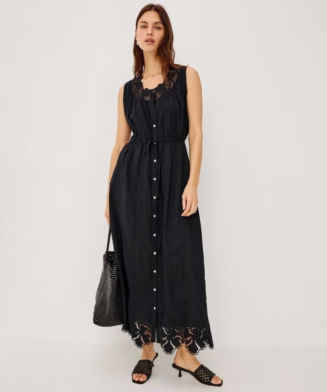Rails Lorina Embroidered Maxi Dress