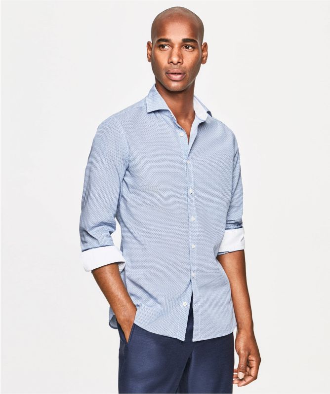Hackett Slim Fit H Print Shirt