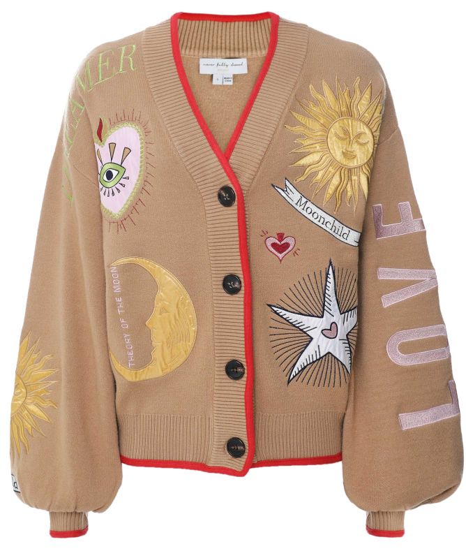 Never Fully Dressed Mystical Graphic Cardigan