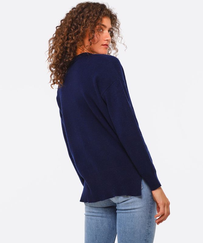 Van Kukil Virginia V-Neck Cashmere Sweater