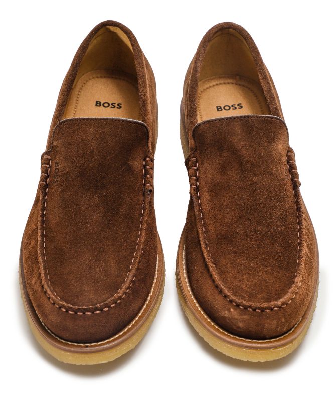 BOSS Kope Suede Moccasin Loafers