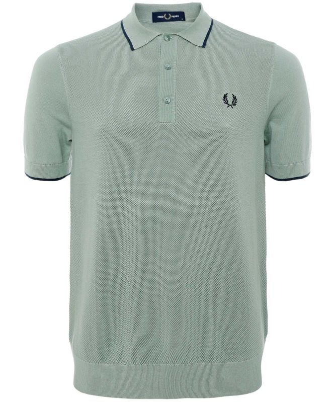 Fred Perry Pique Stitch Knitted Shirt