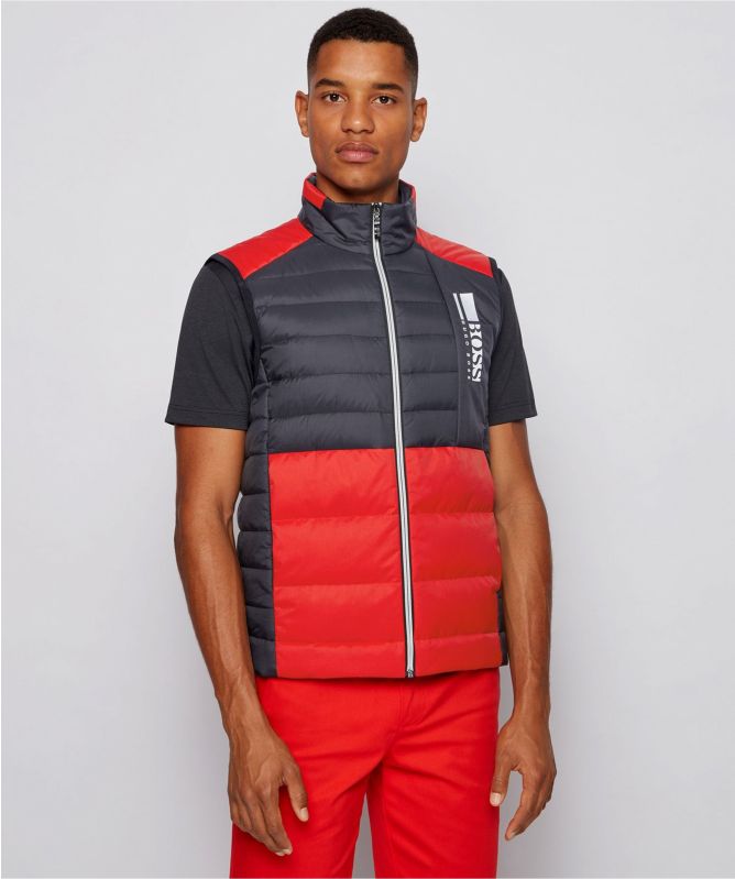 BOSS Water-Repellent Down V_Basalt Gilet