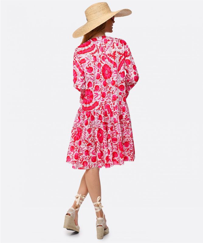 Handprint Dream Apparel Lobster Cotton Mini Dress