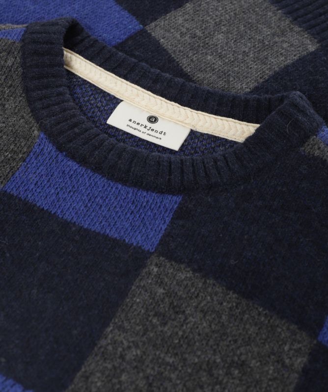 Anerkjendt Aksune Check Wool Sweater
