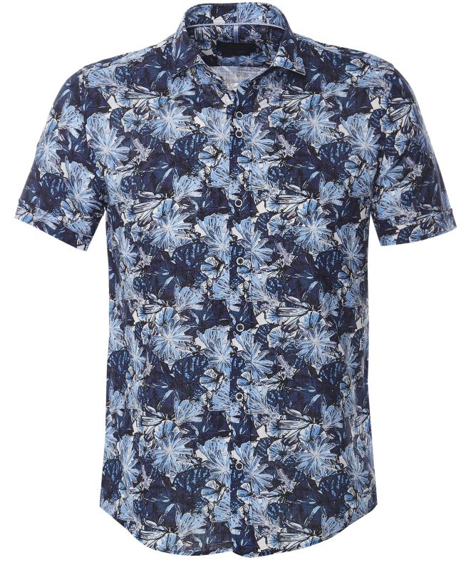 Guide London Short Sleeve Floral Shirt