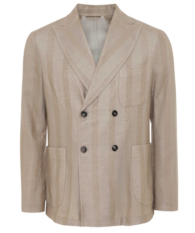 HandPicked Maruggio Striped Cotton Blazer