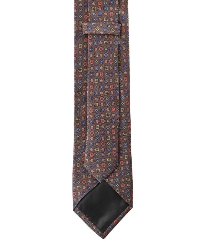Amanda Christensen Silk Geometric Floral Tie