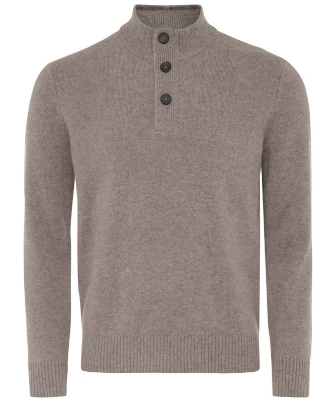Thomas Maine Half Zipper Button Sweater