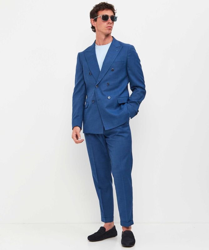 Seinse Slim Fit Double Breasted Suit
