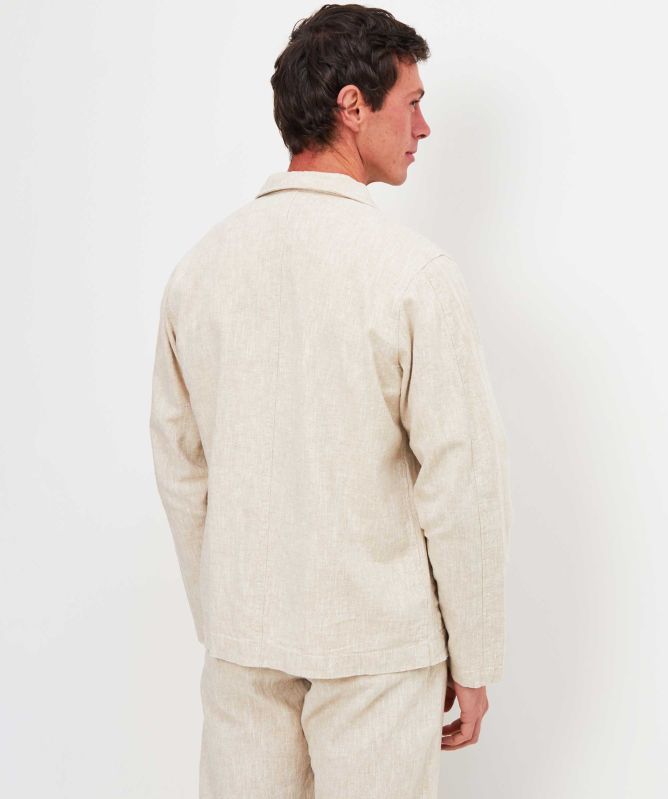 Burrows and Hare Linen Jericho Jacket