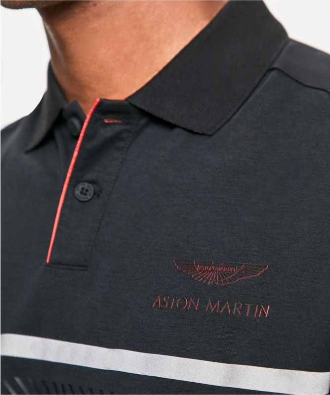 Hackett Dynamic Print AMR Polo Shirt