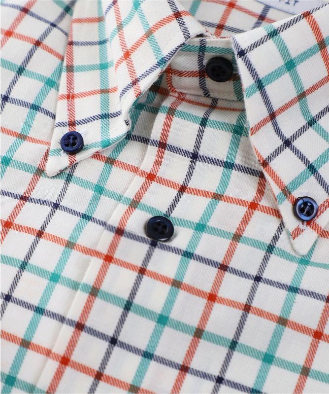 J. Blades Slim Fit Grid Check Shirt