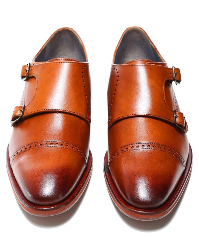 Oliver Sweeney Leather Ackergill Monk Strap Shoes