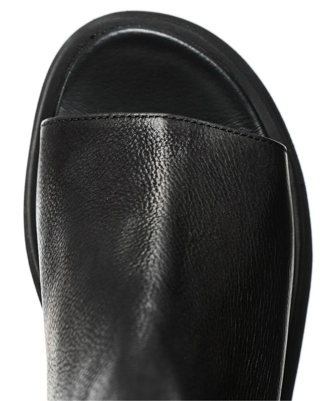 Lofina Leather Slingback Flatform Sandals