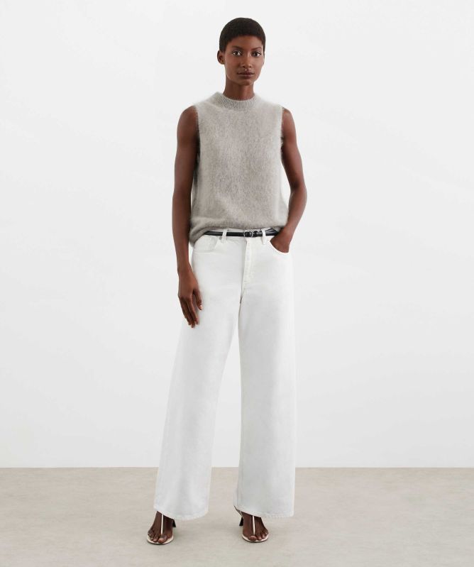 Soft Goat Cashmere Cuddle Singlet