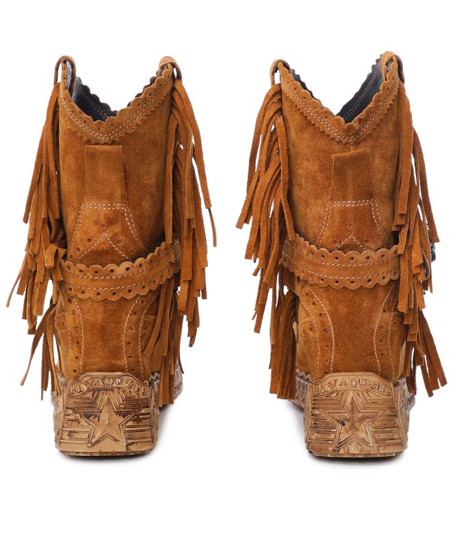 El Vaquero Arya Fringe Cowboy Boots