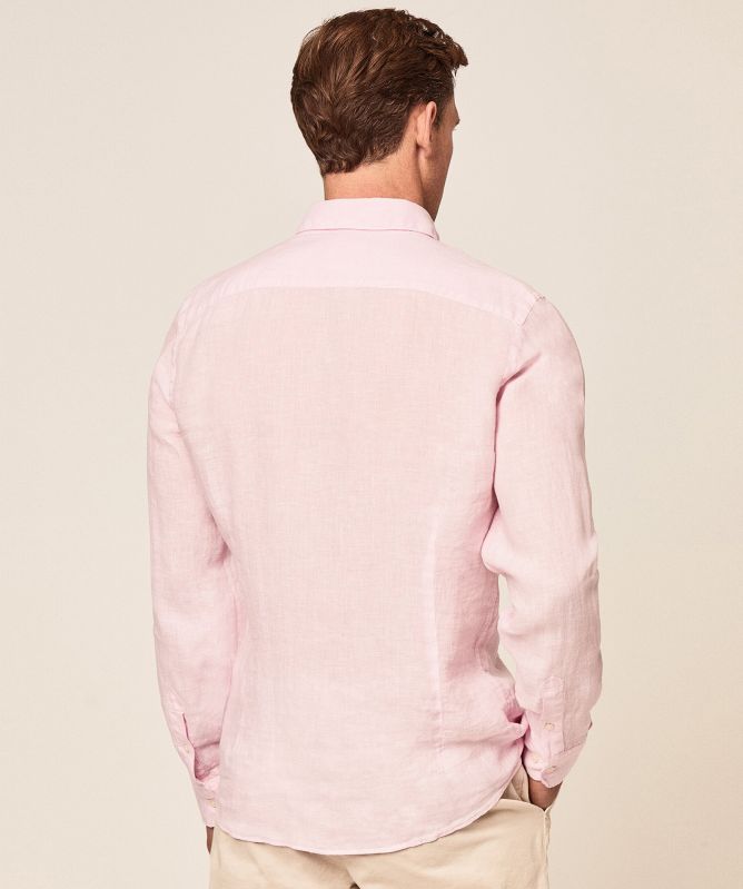 Hackett Slim Fit Linen Shirt