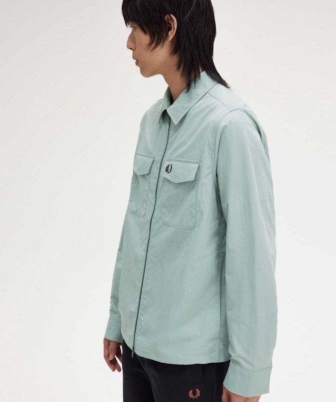Fred Perry Textured Zip Overshirt