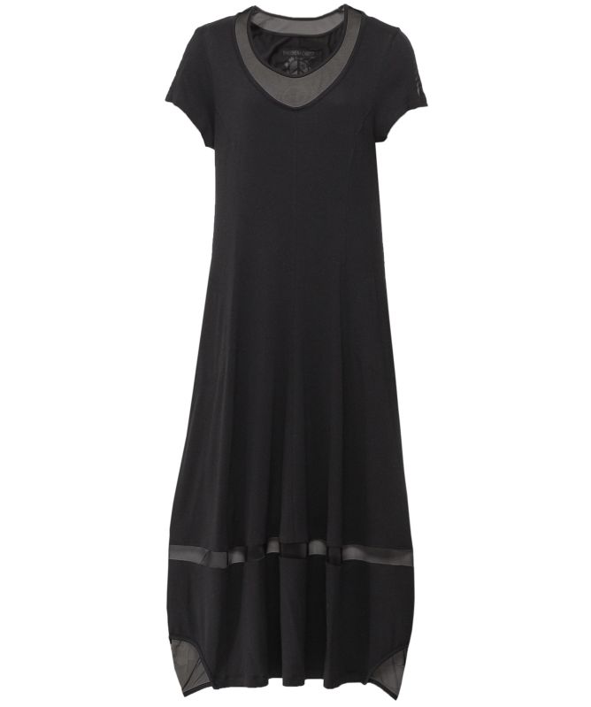 knee length dresses for ladies Buy Joseph Ribkoff Navy Foiled Knit Mesh Insert Midi Dress 253742 —  AfterRetail main image 0