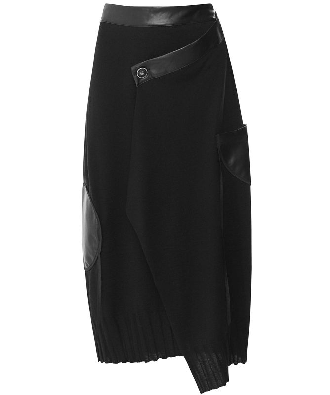 Bize Jersey Knit Midi Skirt