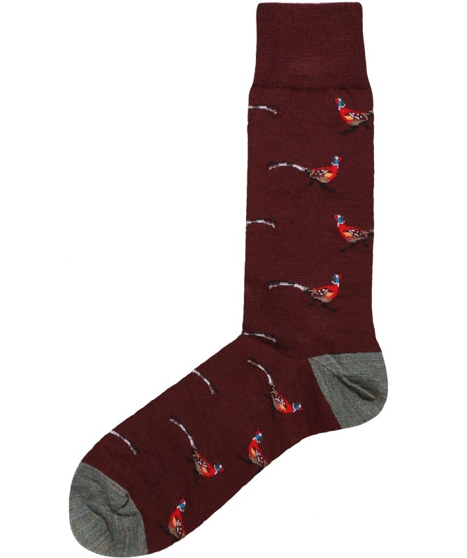 J. Blades Wool Blend Pheasant Socks