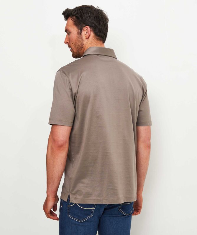 Gran Sasso Mercerised Cotton Polo Shirt