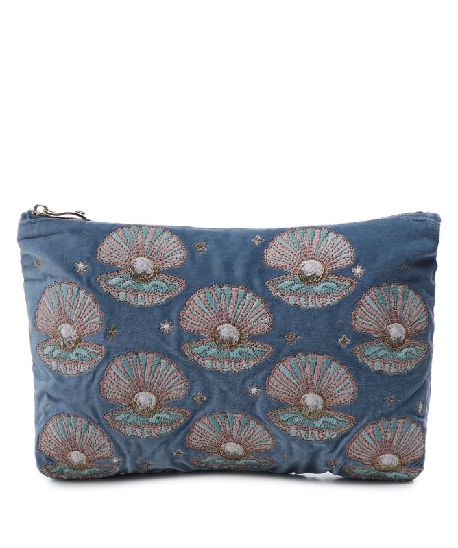 Elizabeth Scarlett Pearl Shell Everyday Pouch