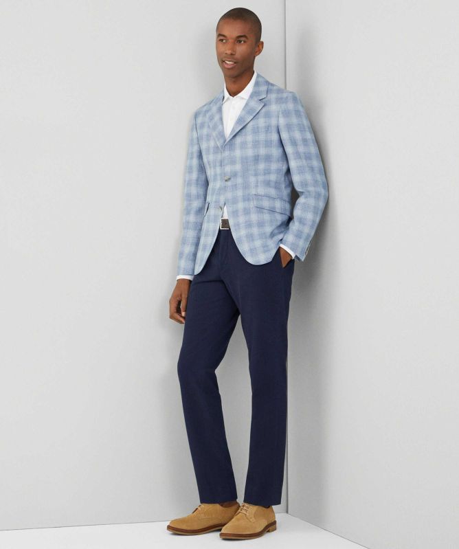 Hackett Stretch Check Blazer
