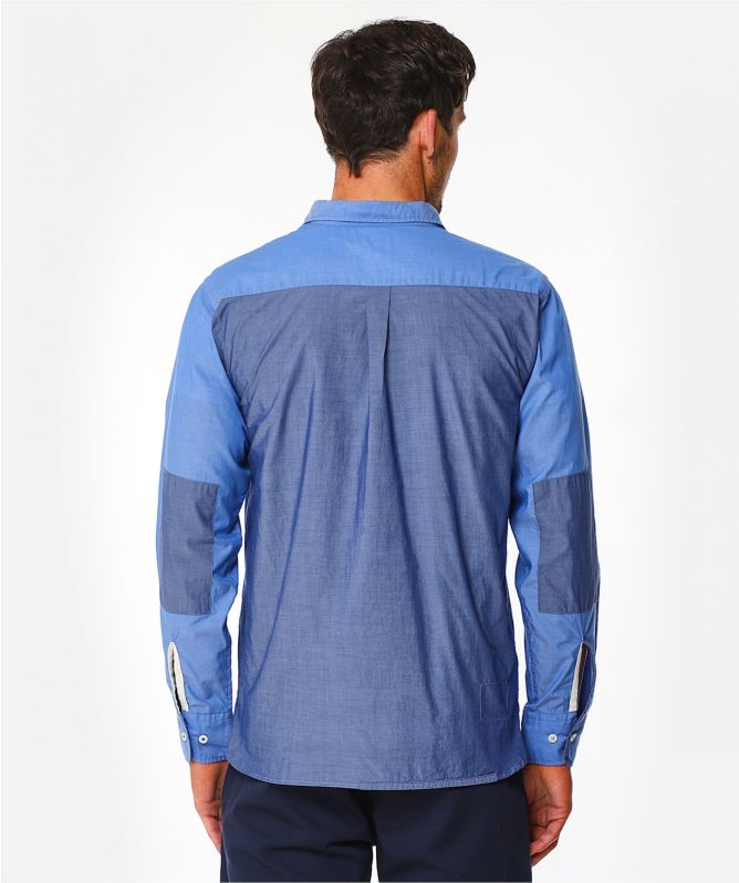Universal Works Chambray Patched Shirt