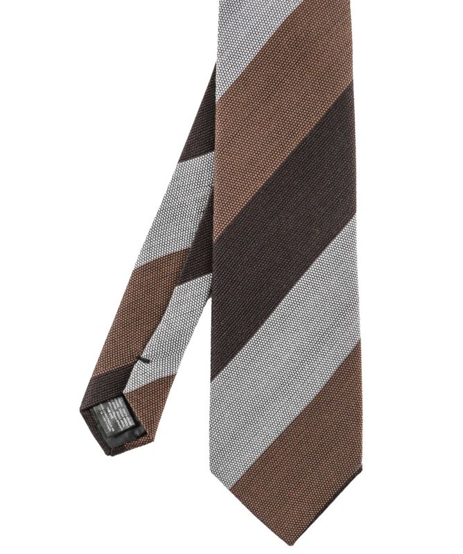 Amanda Christensen Silk Wide Stripe Tie