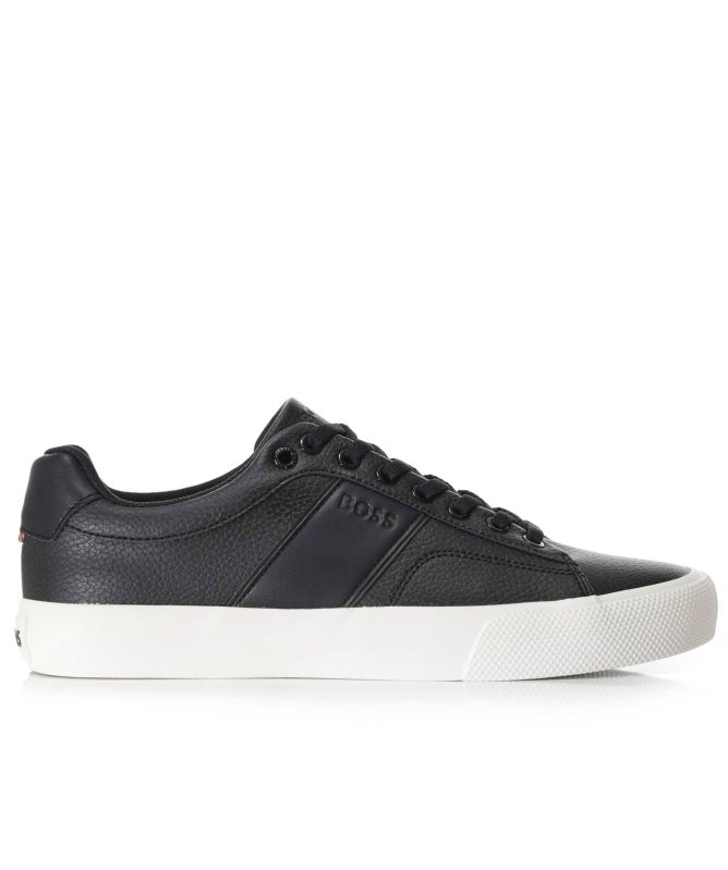 BOSS Faux Leather Aiden_Tenn Trainers