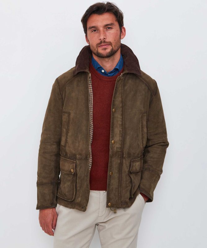 Jack Leathers Burned Suede Jacket